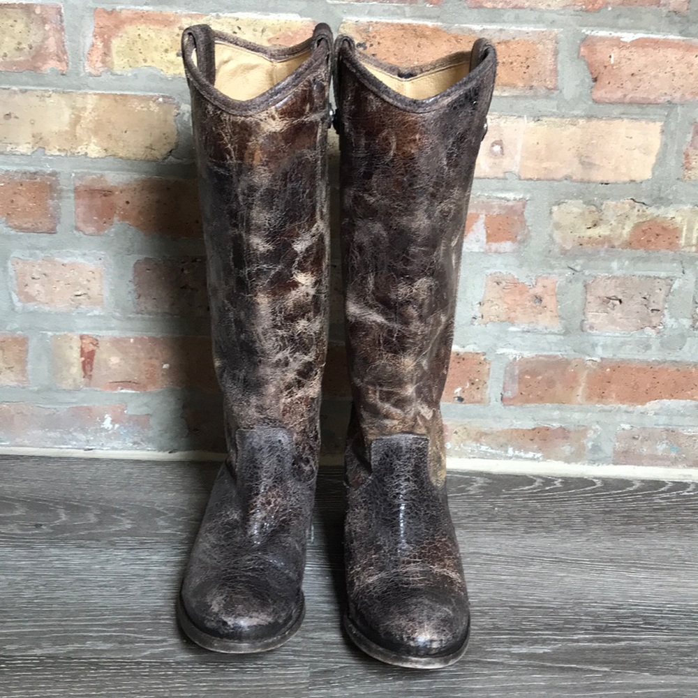 FRYE Melissa Button tall boots - Picture 2 of 16